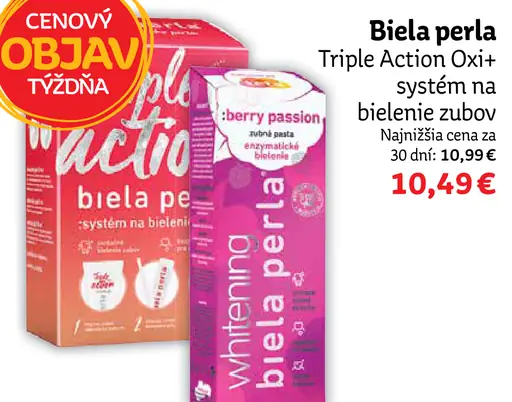 Bielenda Bielenda perla Triple Action Oxi-system na zuby