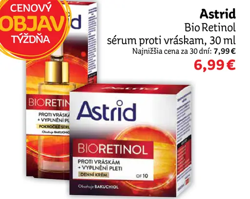 Astrid Bio Retinol sérum proti vráskam