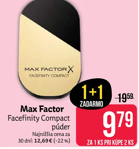 Max Factor Facefinity Compact púder