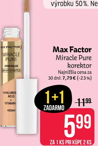 Max Factor Miracle Pure korektor