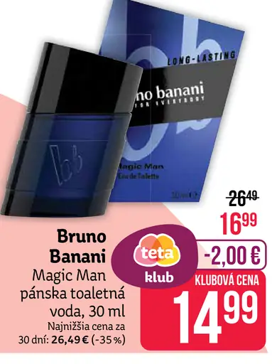 Bruno Banani Magic Man toaletná voda