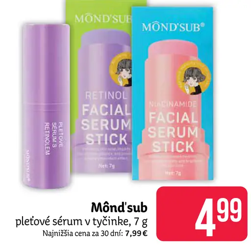 Mond’Sub pleťové sérum v tyčinke
