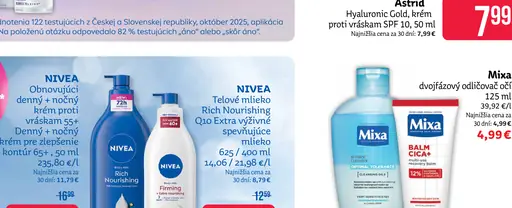 Astrid Hyaluronic Gold krém proti vráskam SPF 10