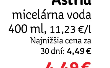 Astrid micelárna voda