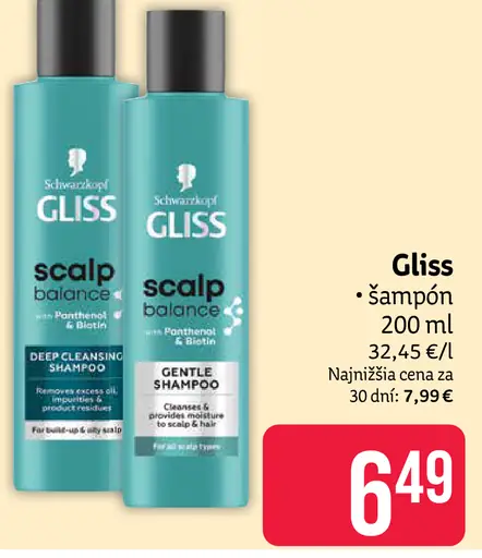 Gliss Scalp Balance šampón na vlasy