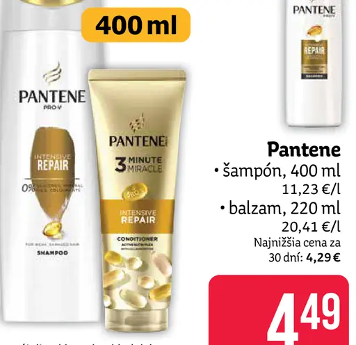 Pantene šampón na vlasy