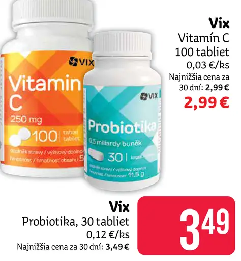 Vix Vitamin C tablety