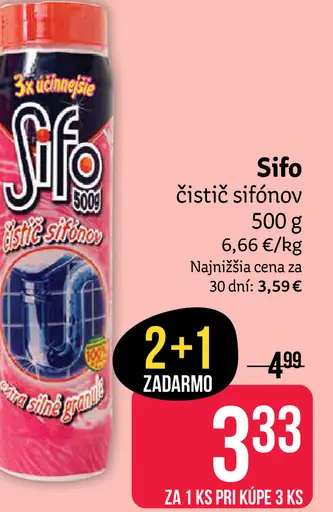 Sifo čistič sifónov