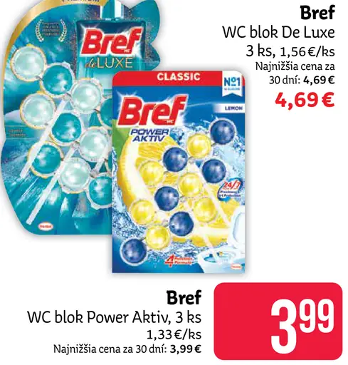 Bref WC blok De Luxe