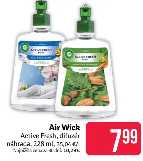 Air Wick Active Fresh, difúzer náhrada