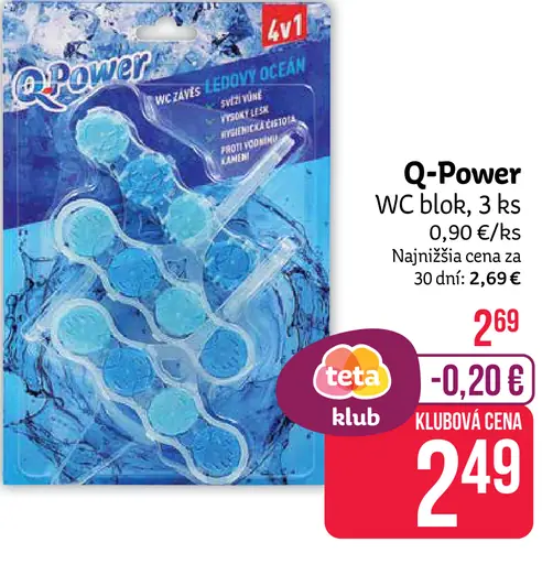 Q-Power WC blok