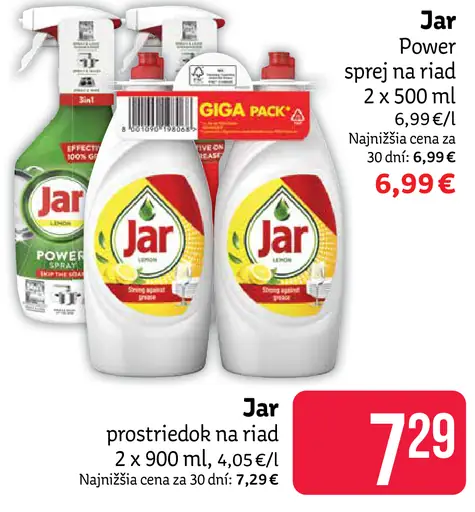Jar Power sprej na riad