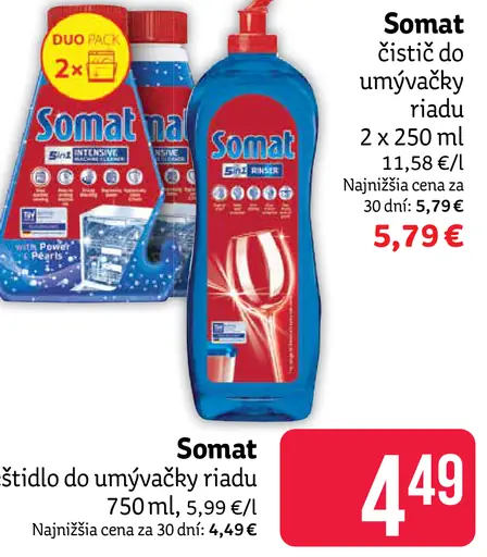 Somat čistič do umývačky riadu duo pack