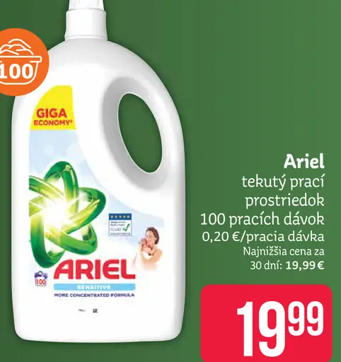 Ariel tekutý prací prostriedok