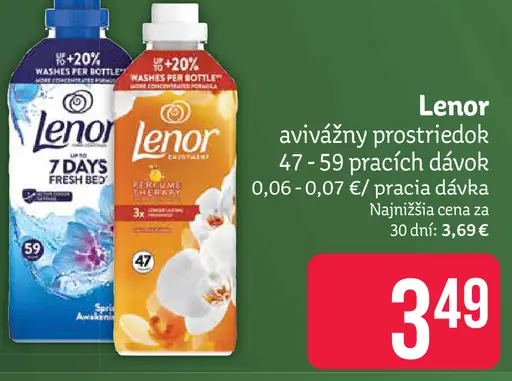 Lenor avivážny prostriedok