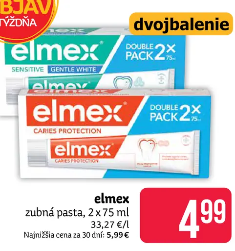 elmex® Caries Protection zubná pasta bez mentolu