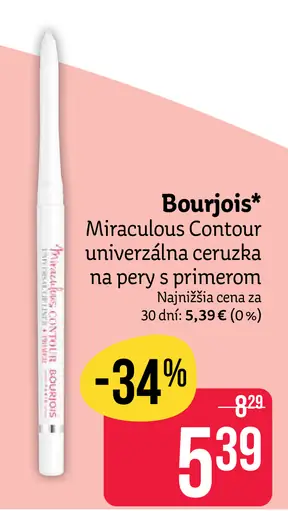 Bourjois Miraculous Contour ceruzka na pery