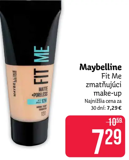 Maybelline Fit Me zmatňujúci make-up