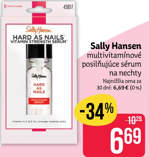 Sally Hansen multivitamínové posilňujúce sérum na nechty