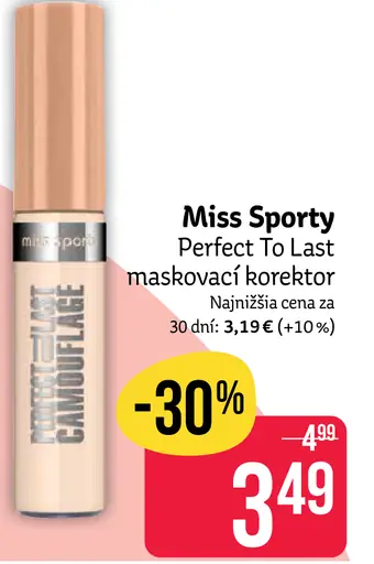 Miss Sporty Perfect To Last maskovací korektor