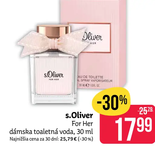 S.Oliver For Her dámska toaletná voda