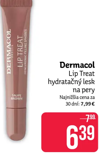 Dermacol Lip Treat hydratačný lesk na pery