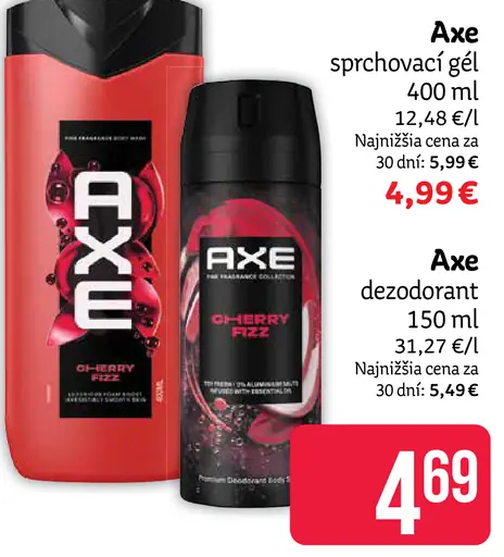 Axe sprchovací gél