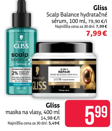 Gliss Scalp Balance hydratačné sérum na vlasy