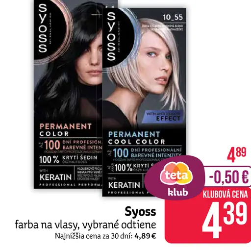 Syoss farba na vlasy