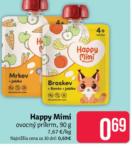 Happy Mimi ovocný príkrm