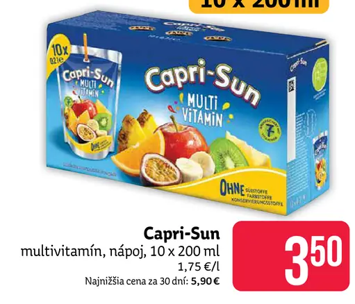 Capri-Sun multivitamínový nápoj