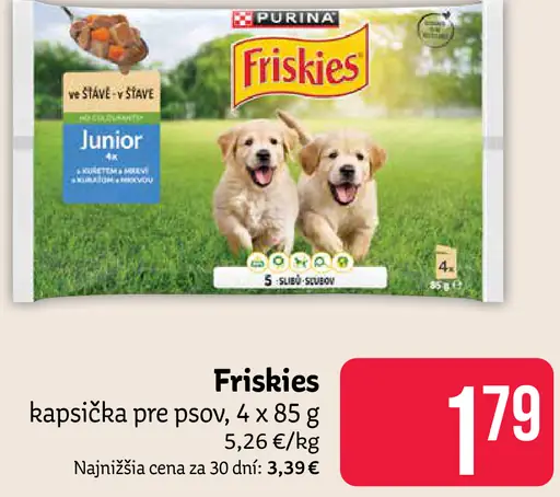 Friskies kapsička pre psov Junior