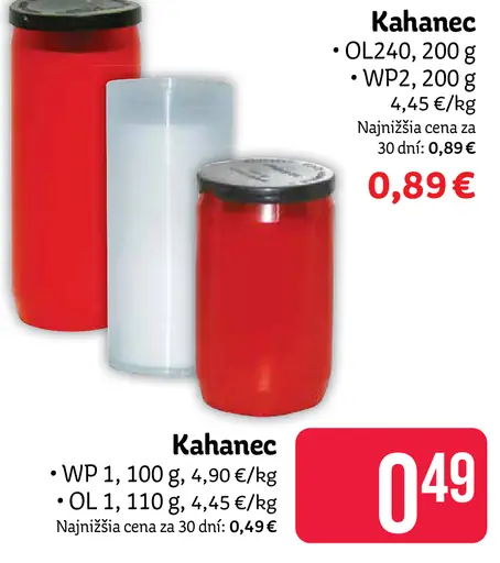 Kahanec WP1 sklenený kahanec s náplňou