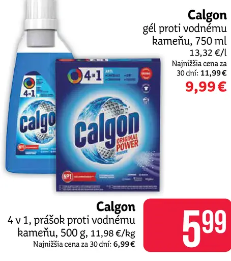 Calgon gél proti vodnému kameňu