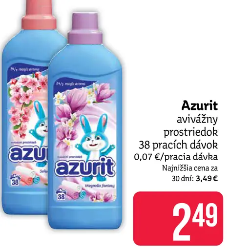 Azurit avivážny prostriedok