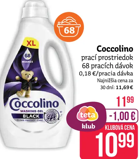 Coccolino tekutý prací prostriedok