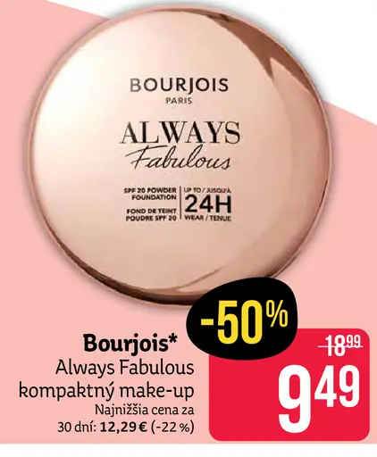 Bourjois Always Fabulous kompaktný make-up