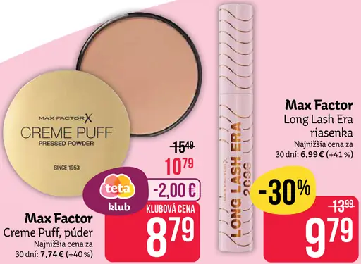 Max Factor púder Creme Puff