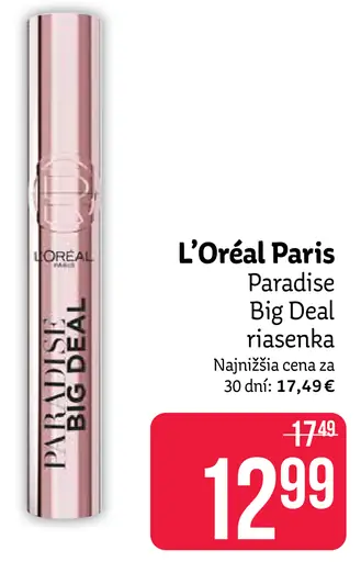 L'Oréal Paris maskara Big Deal Paradise
