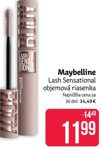 Maybelline Lash Sensational objemová riasenka