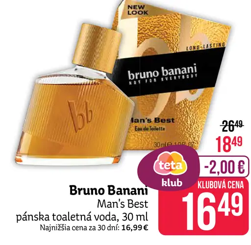 Bruno Banani Man's Best pánska toaletná voda