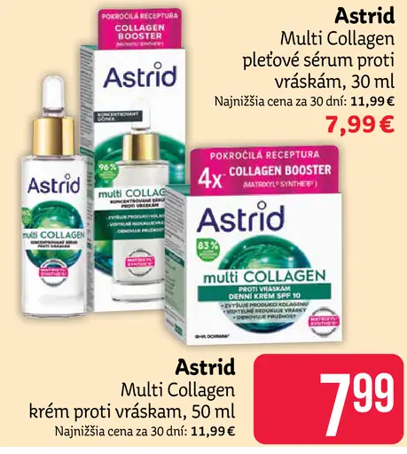 Astrid Multi Collagen krém proti vráskam