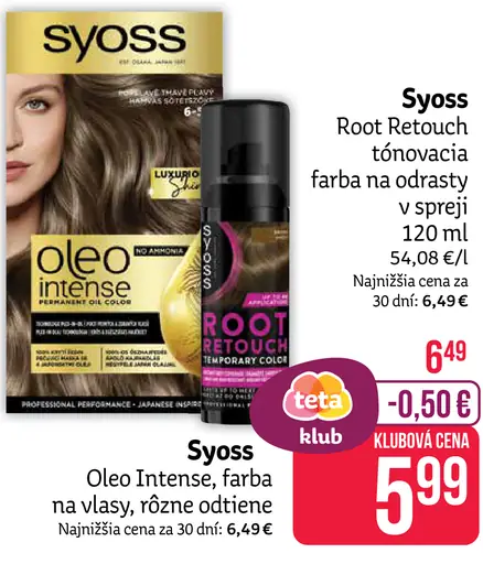 Syoss Root Retouch tónovacia farba