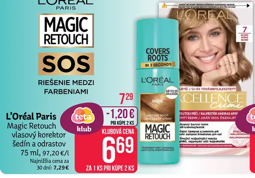 L'Oréal Paris Magic Retouch vlasový korektor