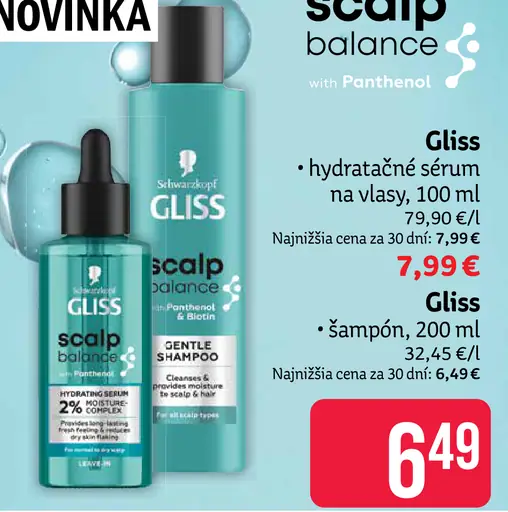 Schwarzkopf Gliss Scalp Balance šampón