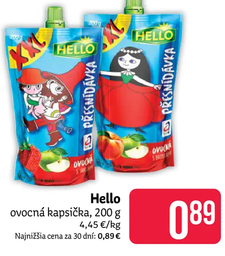 Hello ovocná kapsička