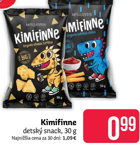 Kimifinne detský snack