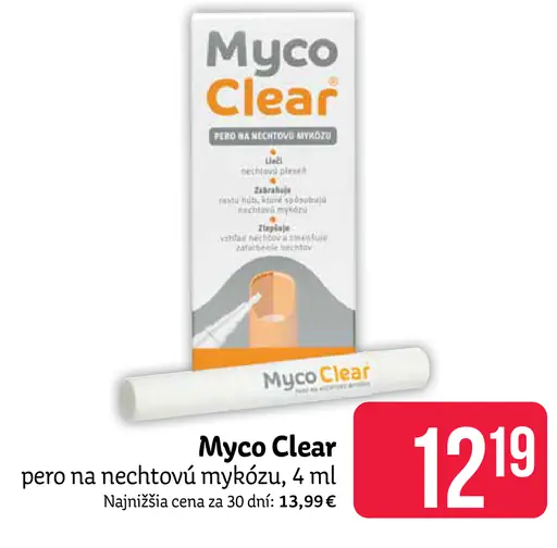 Myco Clear pero na nechtovú mykózu, 4 ml