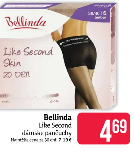Bellinda Like Second dámske pančuchy 20 DEN