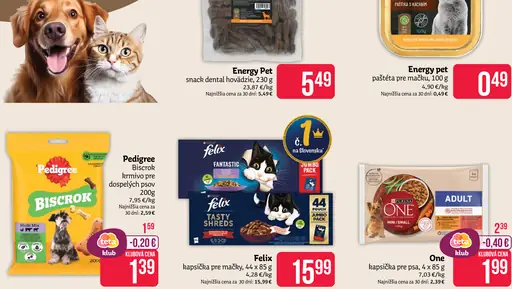 Energy Pet snack dental hovädzie pre psov